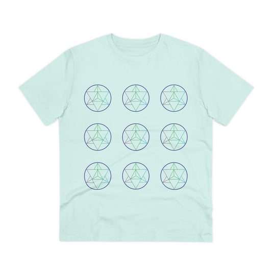 Merkaba Star eco t-shirt - sacred geometry print