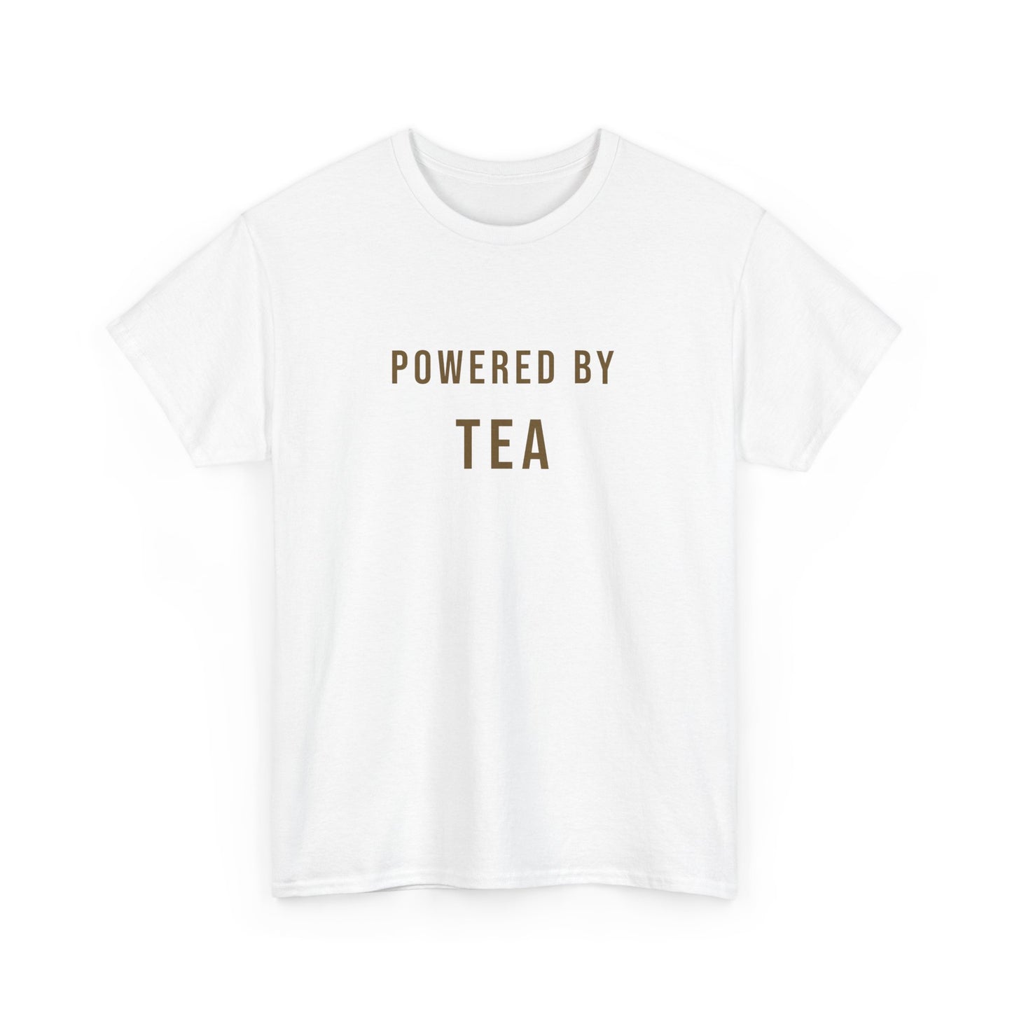 Powered by Tea - Definitive Tea lover T-shirt for caffeine addicts - unisex fit - nice cuppa tea