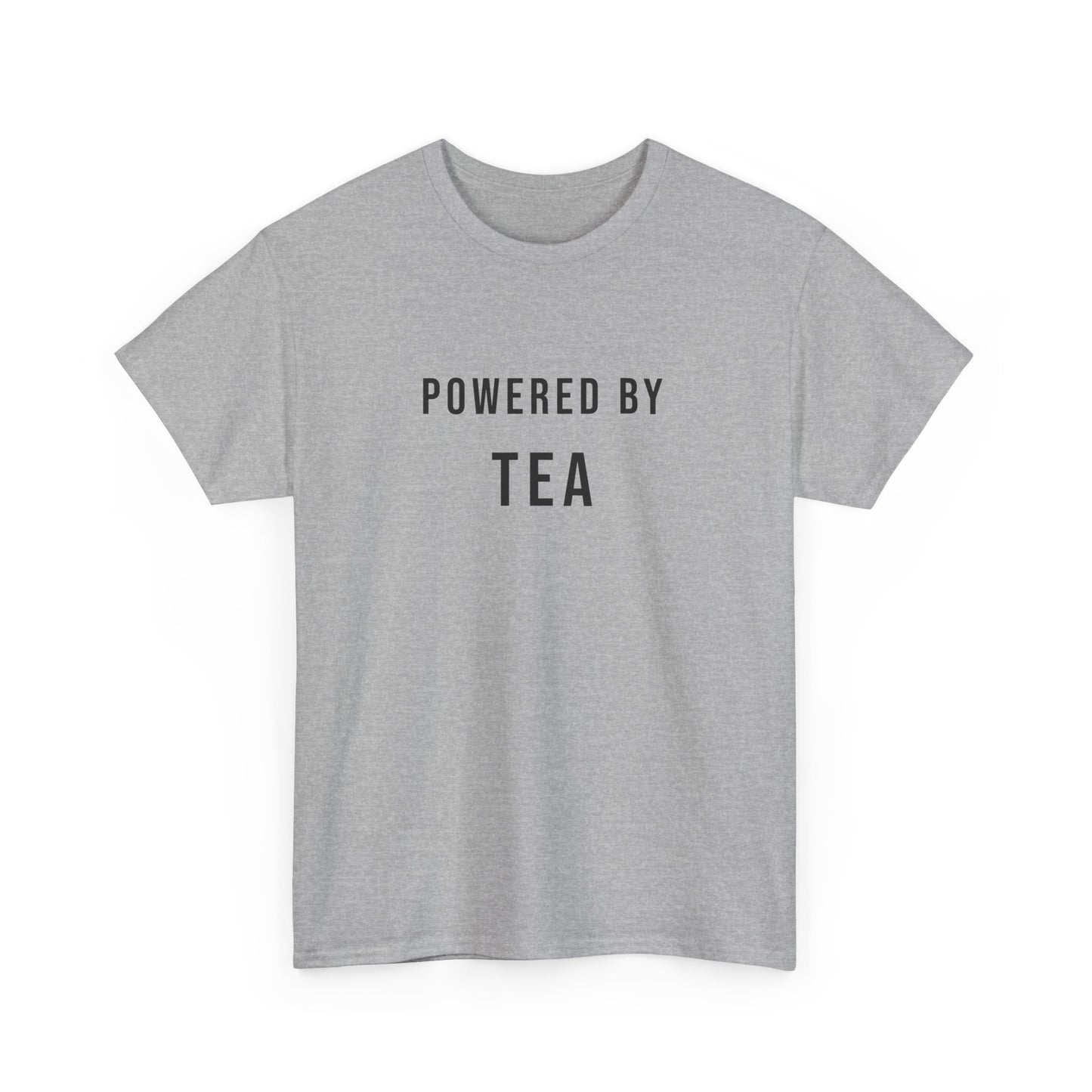 Powered by Tea - Definitive Tea lover T-shirt for caffeine addicts - unisex fit - nice cuppa tea