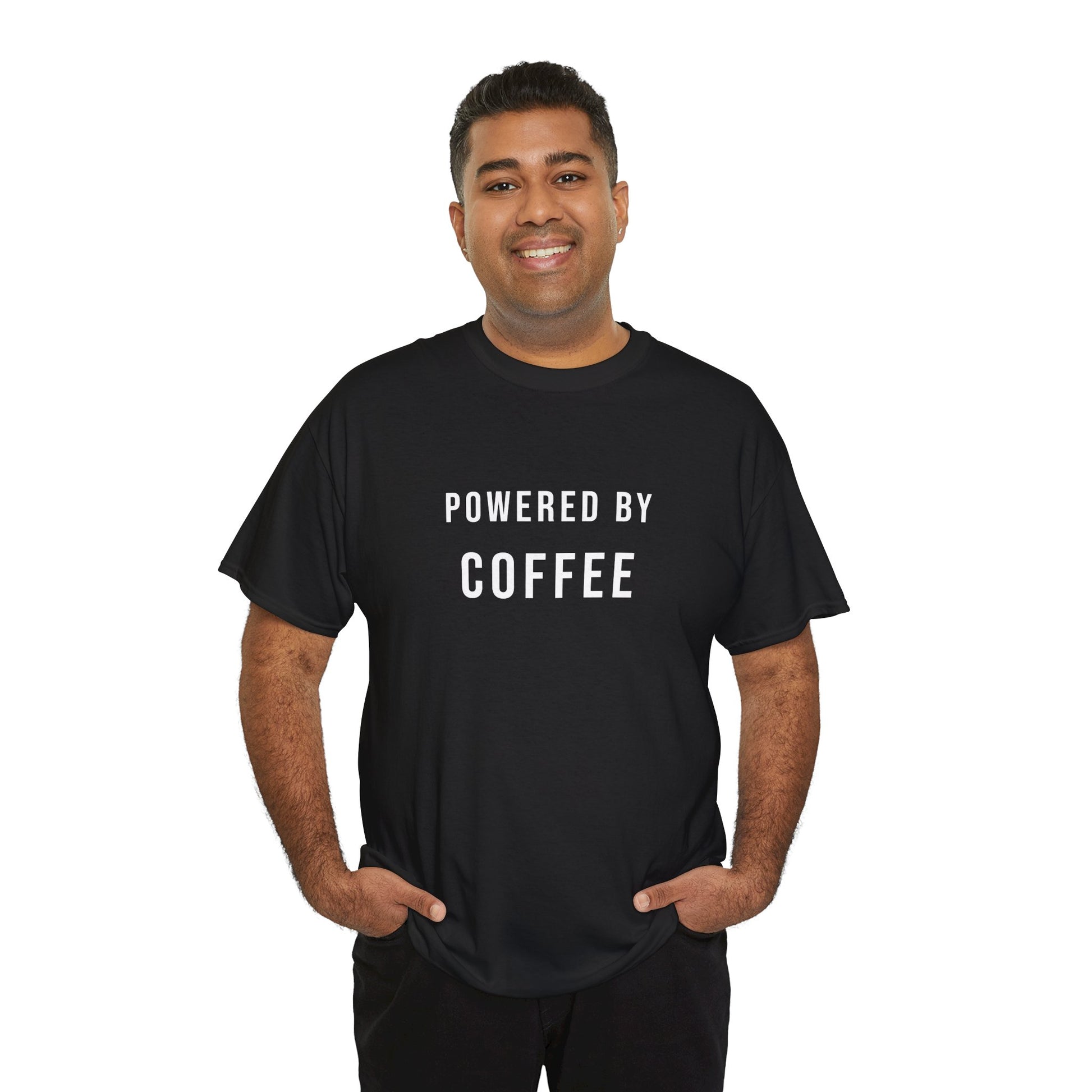 Powered by Coffee - Definitive Coffee lover T-shirt for caffeine addicts - unisex - coffee t-shirt