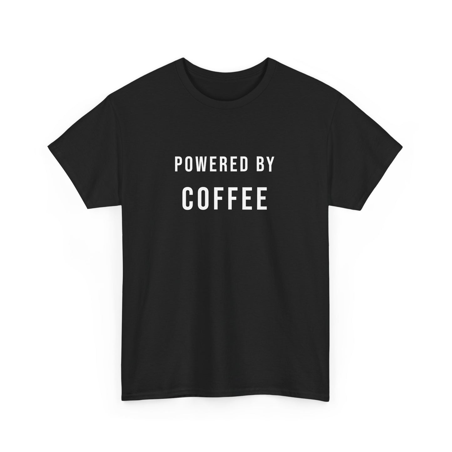 Powered by Coffee - Definitive Coffee lover T-shirt for caffeine addicts - unisex - coffee t-shirt