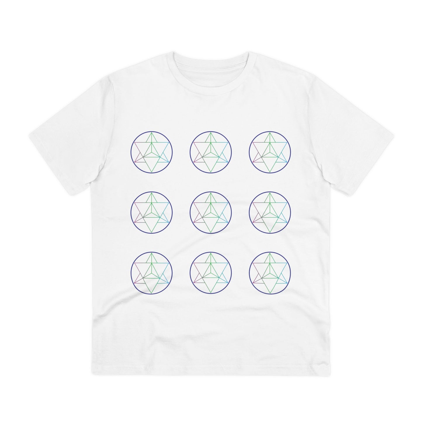 Merkaba Star eco t-shirt - sacred geometry print