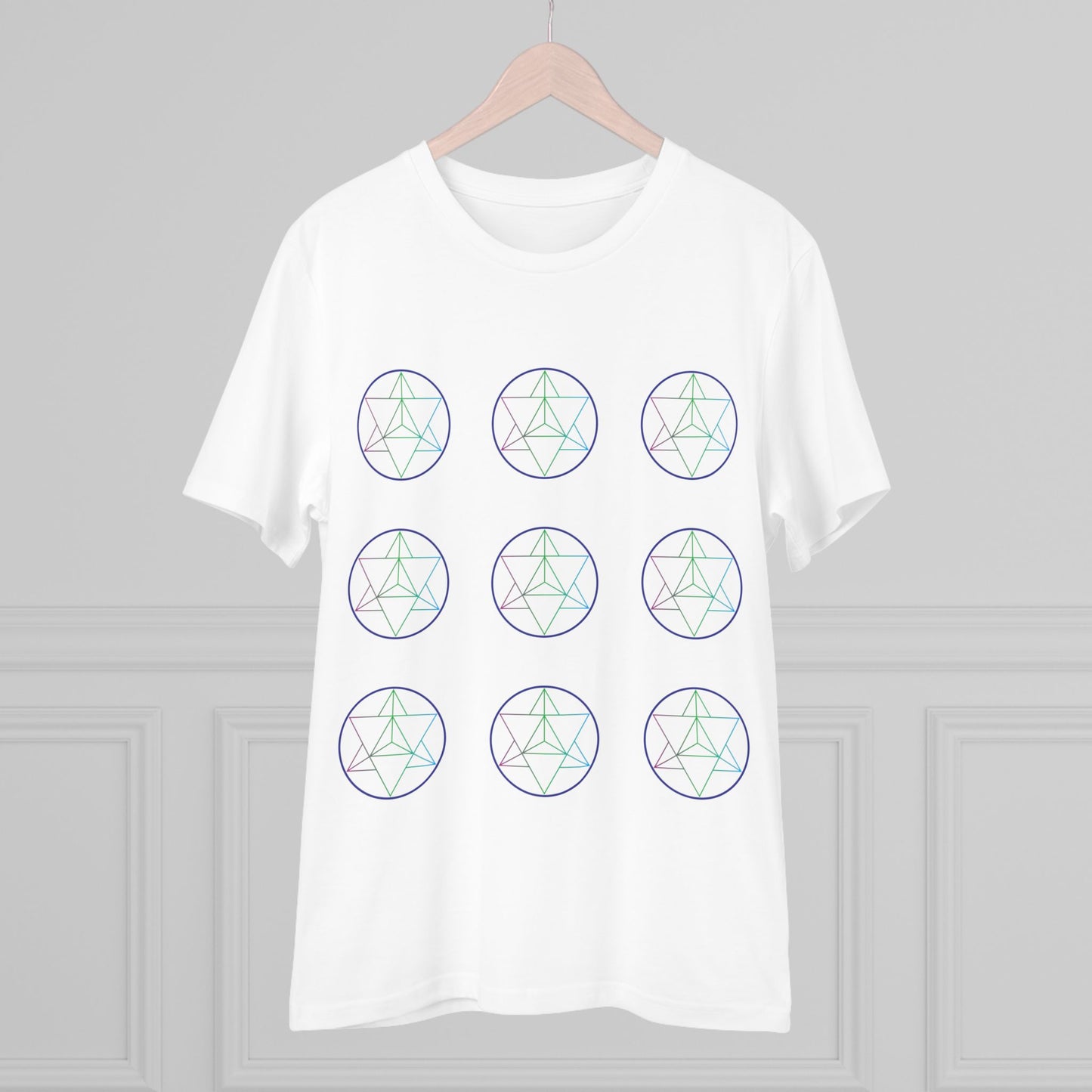 Merkaba Star eco t-shirt - sacred geometry print