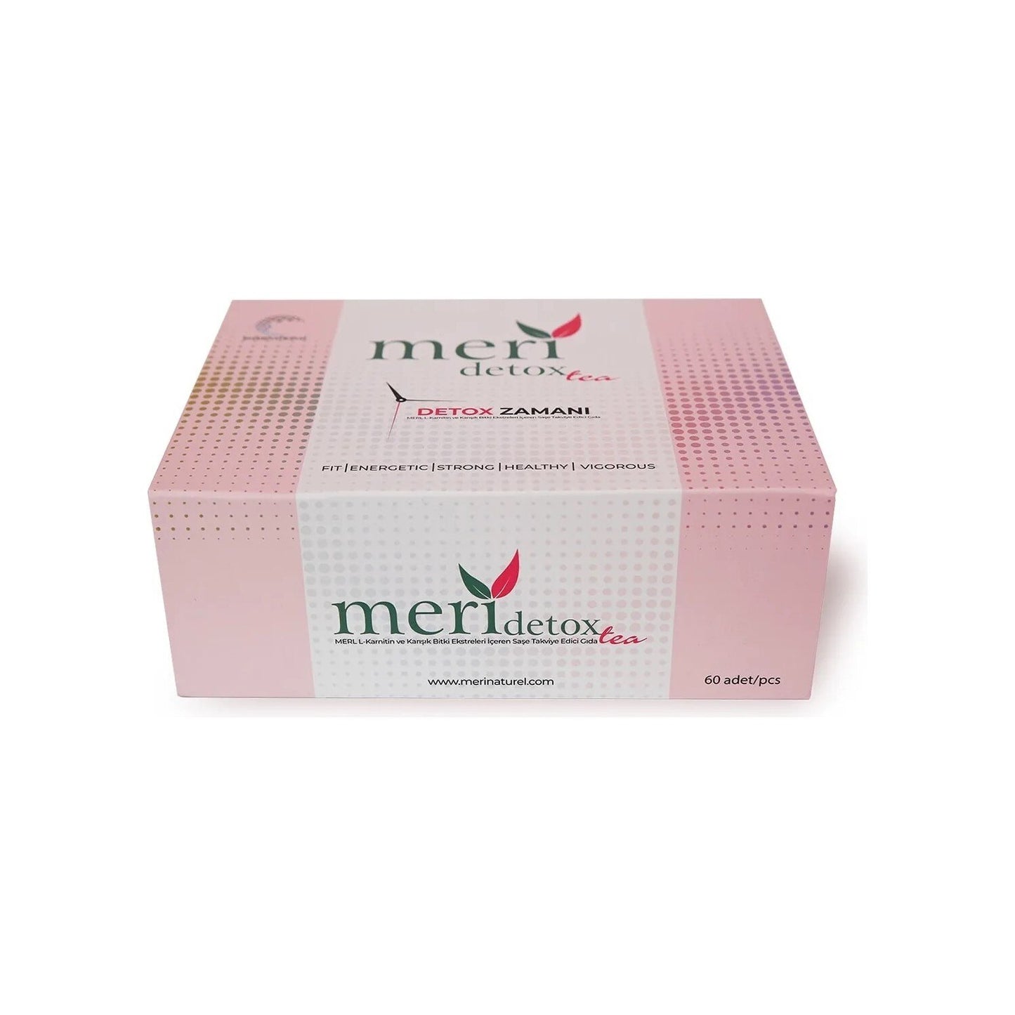 Meri Tea Mixed Herbal Tea - 1 box of 60 sachets Detox.