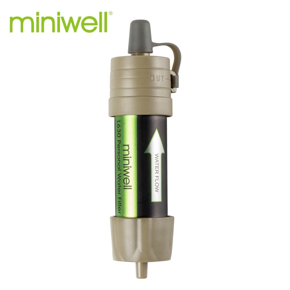 Lightweight 2000 Liters Filtration Capacity Portable Water Filter - Survival Camping Kit.