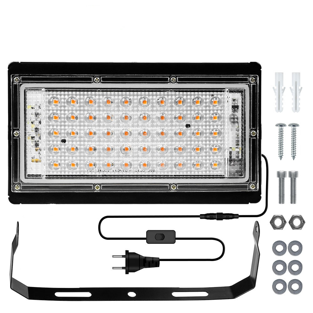 Phytolamp For Plants - LED Grow Light 200W - Full Spectrum Hydroponic Lamp.