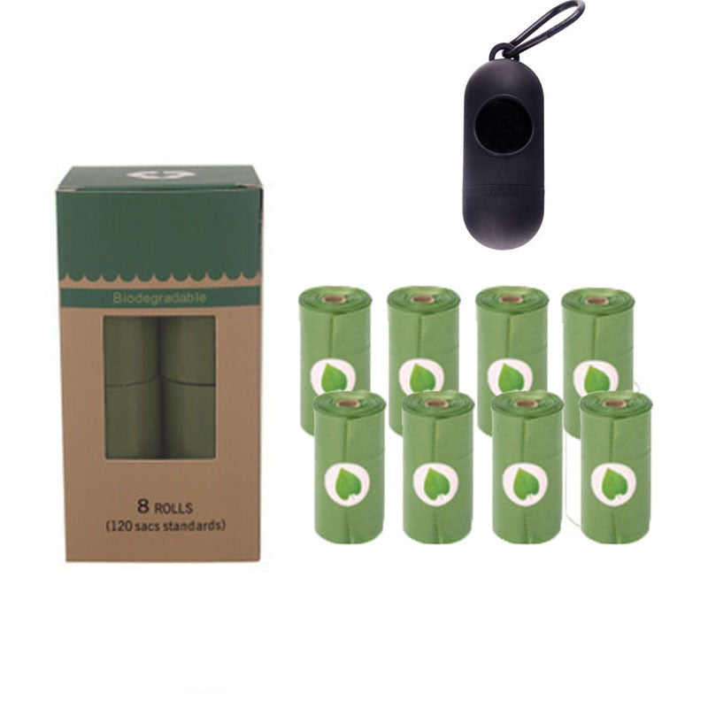 Biodegradable Poop Bags - Eco-Friendly Dog Waste Bags with handy dispenser. Eco-Friendly dog poo bags.