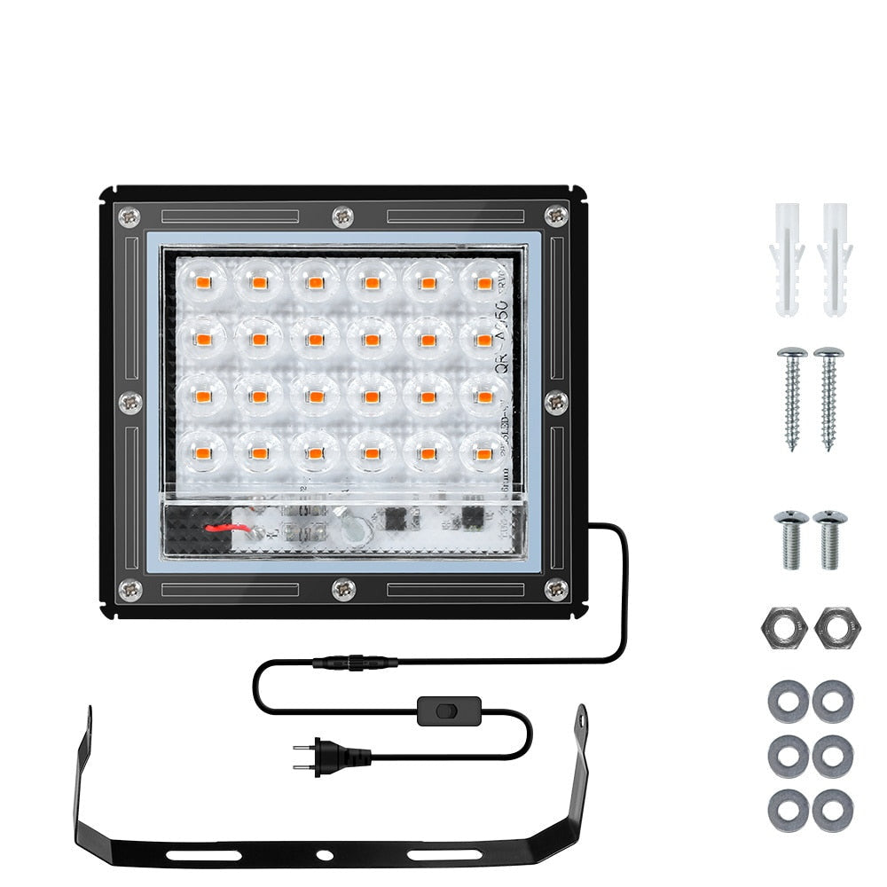 Phytolamp For Plants - LED Grow Light 200W - Full Spectrum Hydroponic Lamp.