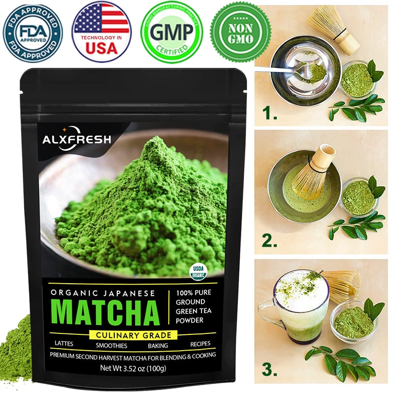 100g Organic Matcha Powder - Matcha Green Tea Powder