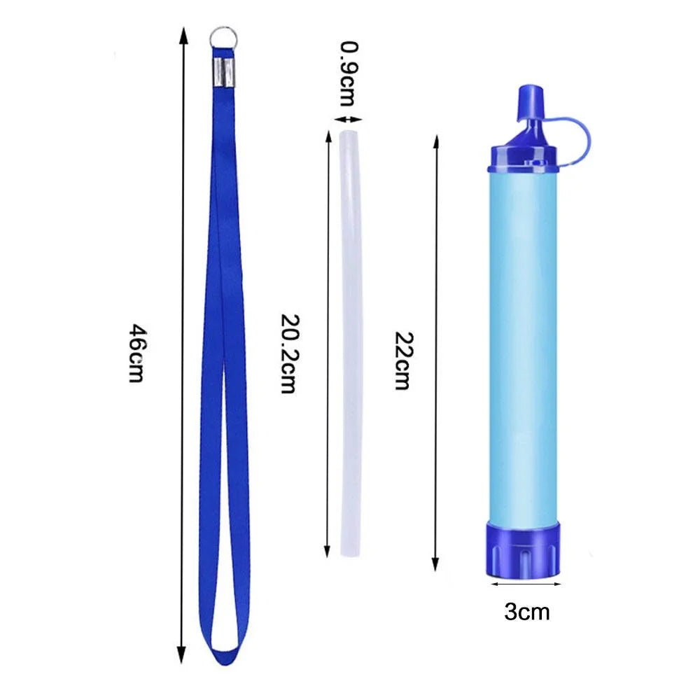 Portable Outdoor Water Purification Straw - enjoy clean safe water anywhere