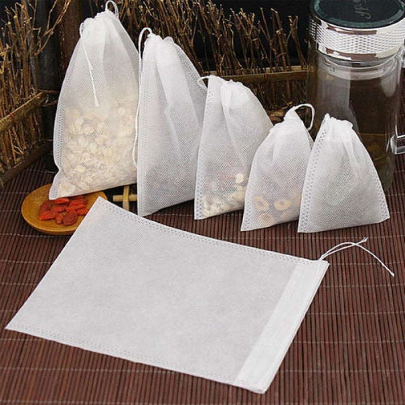 Empty Tea Bags with draw string - Ready for your DIY Herbal Tea - 100PCS / 50PCS